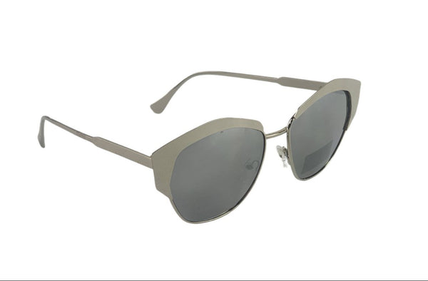 JOE'S JEANS Women's Silver Metallic Square Sunglasses #JJ6028 One Size New
