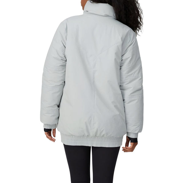 LNDR Women's Light Grey Velocity Ski Long Sleeve Puffer Jacket #AJ836 Medium NWT