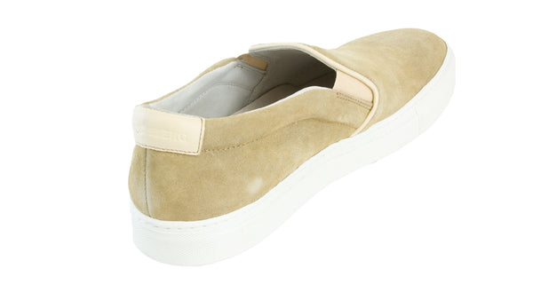 J. LINDEBERG Men's Beige Slip-On Italian Suede Sneakers $240 NEW