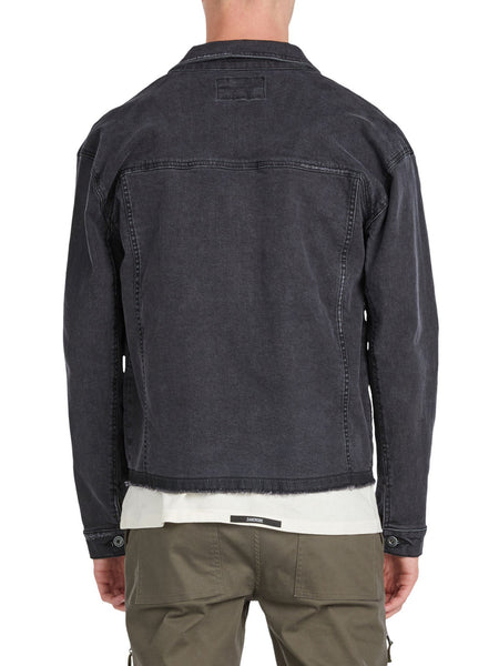 ZANEROBE Men's Vintage Black Snitch Denim Jacket $179 NWT