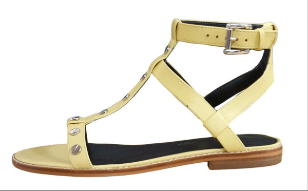 REBECCA MINKOFF Women's Soft Yellow Sandy Sandals #M1261020 NWB