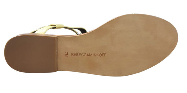 REBECCA MINKOFF Women's Soft Yellow Sandy Sandals #M1261020 NWB