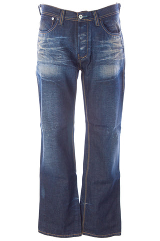 BLUE BLOOD Men's Sole NW Whisker Wash Denim Jeans MDGS0720 $250 NWT