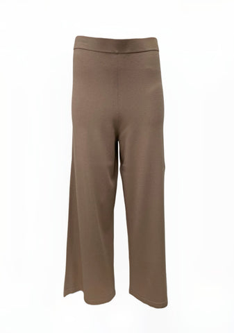 Max Mara Women's Brown Sovrana Wide Leg High Rise Pants NWT
