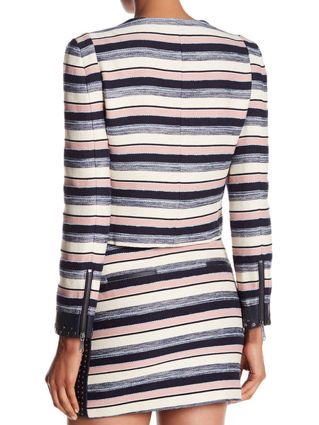 Rebecca Minkoff Women's Striped Stanford Jacket