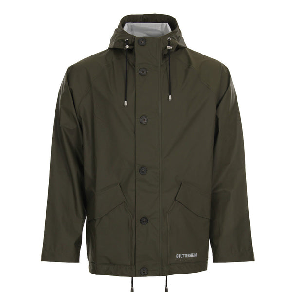 STUTTERHEIM Unisex Stenhamra Lightweight Short Raincoat NEW