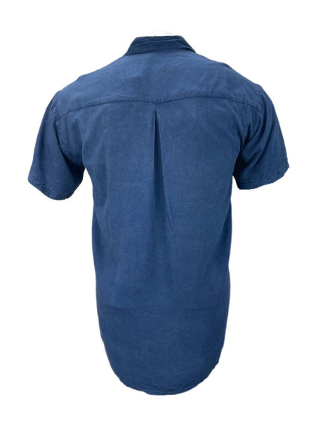 HANDSOME ME Men's Blue Stone Wash Button-Down Shirt NWT