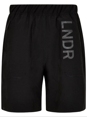LNDR Men's Black Stride Seven Inches Shorts #MAS0081 NWT