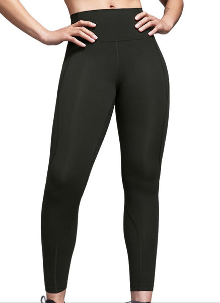 LNDR Women's Dark Green Studio Solid High Rise Leggings #AL1024 NWT