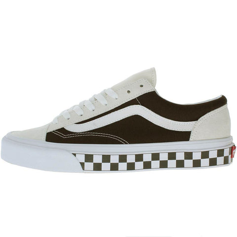 VANS Unisex Style 36 BMX Checkerboard Sneakers, Brown/White