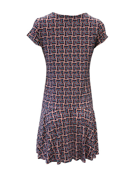 Leota Women's Multicoloured Sugarcane Stretchy Dress #2461 Medium NWT