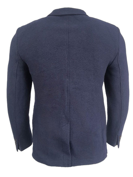 TED BAKER Men's Blue Textured Wool 3 Button Blazer #MMJ-KAPOOR NWT