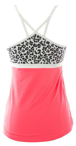 JOFIT Women's Coral Glow Adjustable Strap Stretchy Tank Top Size Small NWT