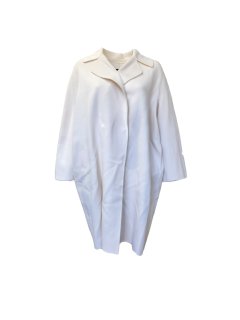 Marina Rinaldi Women's White Tabloidbis Button Closure Coat Size 20W/29 NWT