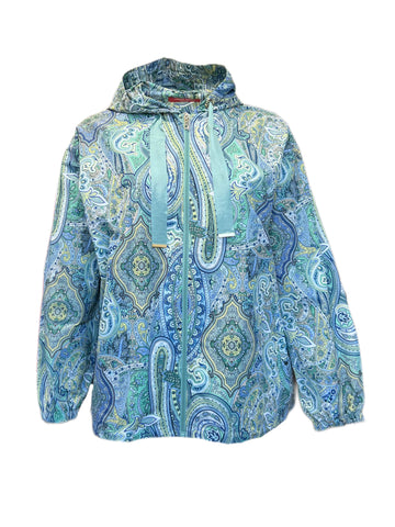 Marina Rinaldi Women's Multicolor Taborbis Raincoat Jacket NWT