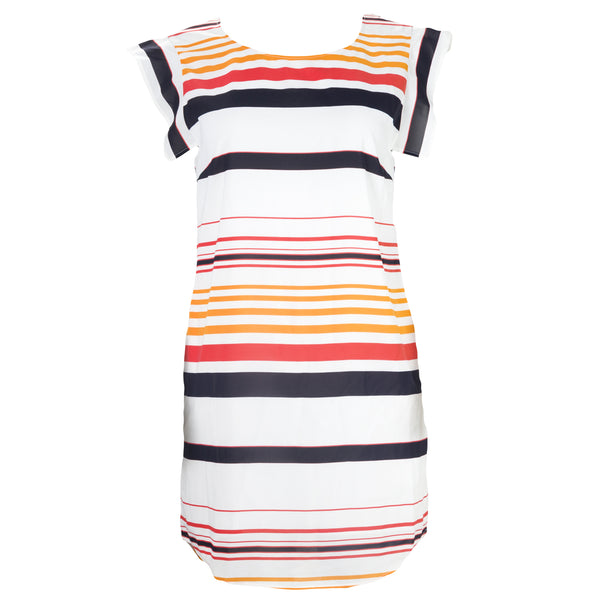 REBECCA MINKOFF Women's Tambourine Ruffle Sleeve Dress $198 NWT