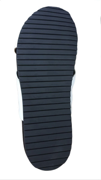 REBECCA MINKOFF Women's White PU Tammi Slides #M3111009 9.5 NWB