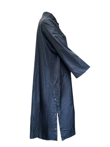 Marina Rinaldi Women's Navy Tattile Button Closure Coat NWT