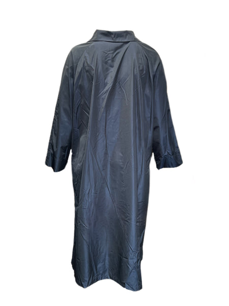 Marina Rinaldi Women's Navy Tattile Button Closure Coat NWT