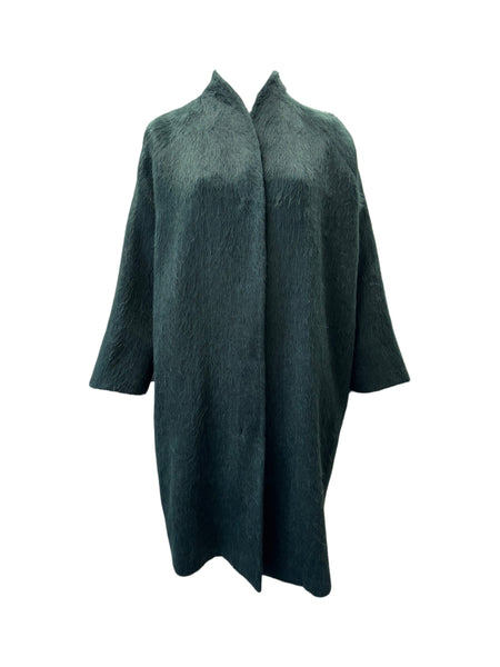 Marina Rinaldi Women's Green Tazzina Button Closure Coat NWT