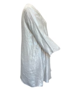 Marina Rinaldi Women's Ivory Tecnica Button Closure Jacket Size 14W/23 NWT