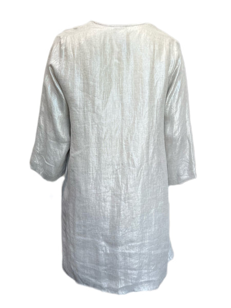 Marina Rinaldi Women's Ivory Tecnica Button Closure Jacket Size 14W/23 NWT