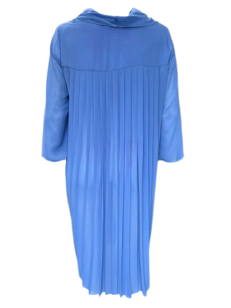 Marina Rinaldi Women's Blue Tempo Open Front Jacket Size 16W/25 NWT