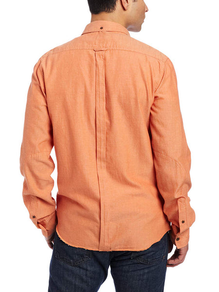 ZANEROBE Men's Rust The Ox Long Sleeve Shirt $109 NWT