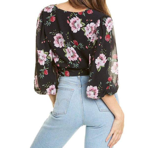 YUMI KIM Women's Garland Black Tiffany Top #TP19802 NWT
