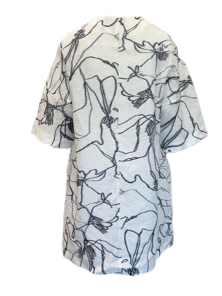 Marina Rinaldi Women's Beige Timbro Open Front Jacket Size 22W/31 NWT