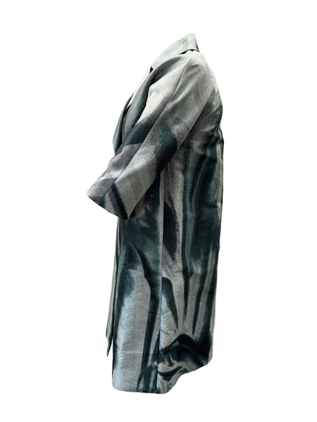 Marina Rinaldi Women's Green Timer Button Closure Jacket NWT