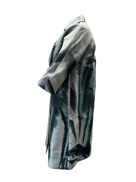 Marina Rinaldi Women's Green Timer Button Closure Jacket NWT