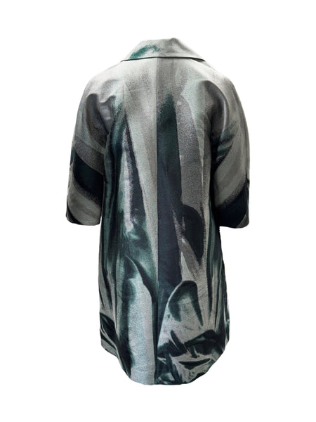 Marina Rinaldi Women's Green Timer Button Closure Jacket NWT