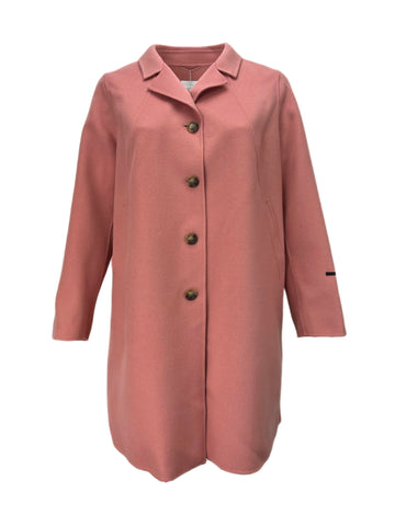 Marina Rinaldi Women's Pink Timo Wool Coat NWT