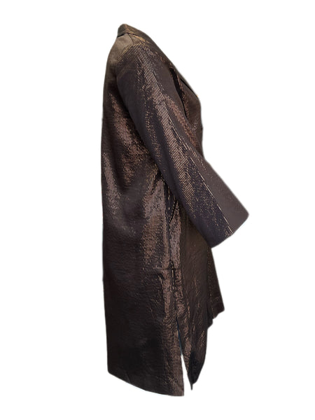 Marina Rinaldi Women's Brown Timone Button Closure Jacket NWT