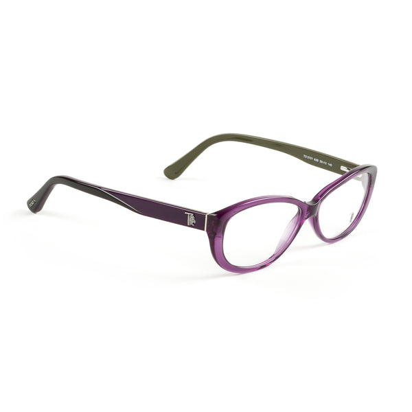Tod's Oval Eyeglass Frames TO5101 55mm Violet/Gradient Smoke