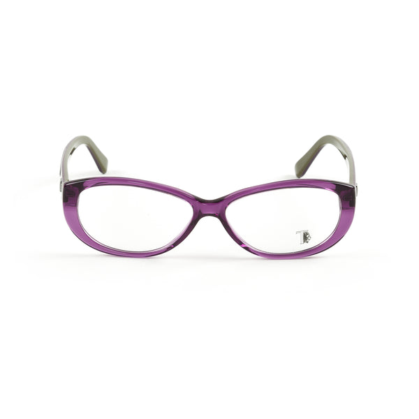 Tod's Oval Eyeglass Frames TO5101 55mm Violet/Gradient Smoke