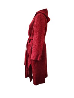 Marina Rinaldi Women's Red Toledo Button Closure Coat NWT