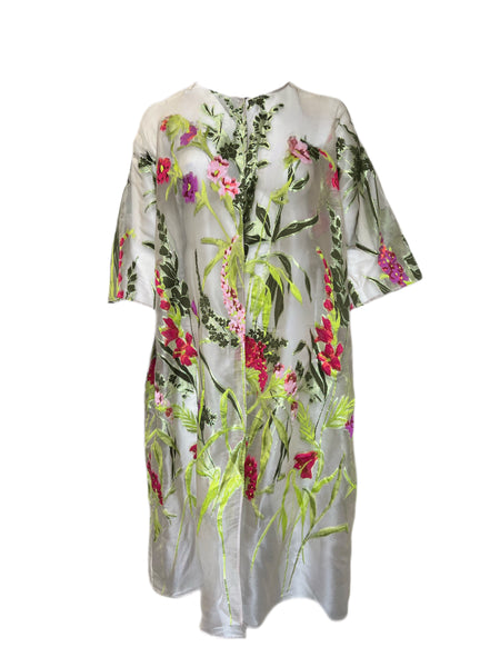 Marina Rinaldi Women's Beige Tombola Open Front Jacket Size 18W/27 NWT