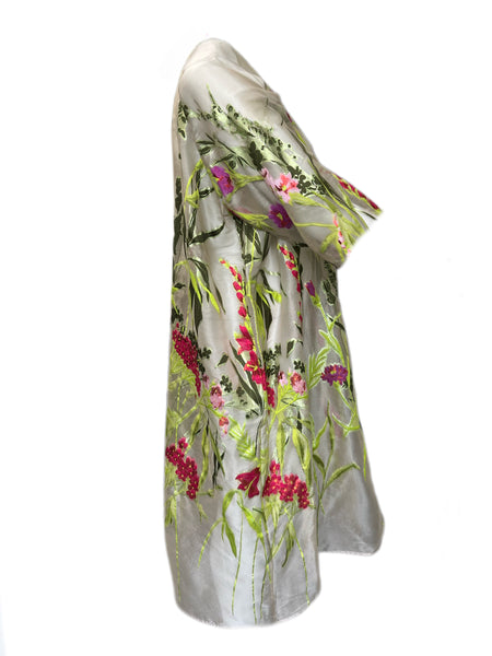 Marina Rinaldi Women's Beige Tombola Open Front Jacket Size 18W/27 NWT