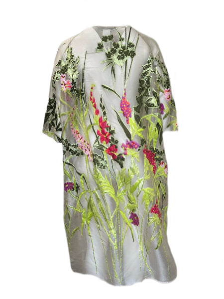 Marina Rinaldi Women's Beige Tombola Open Front Jacket Size 18W/27 NWT