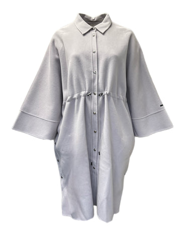 Marina Rinaldi Women's Grey Topazio Wool Coat NWT