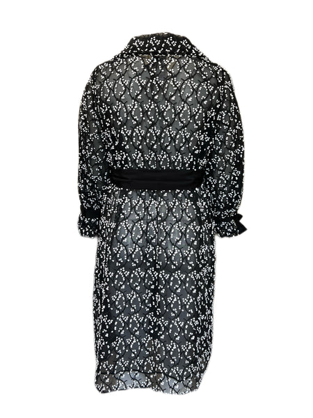 Marina Rinaldi Women's Black Topazio Open Front Jacket NWT