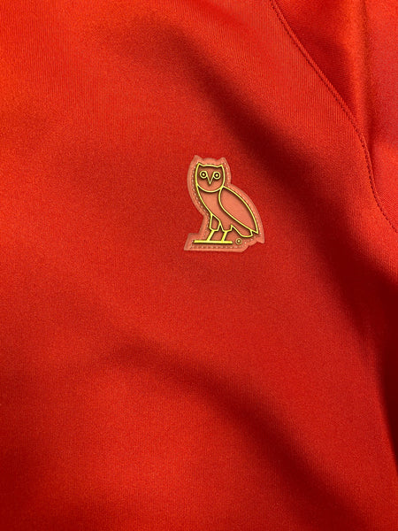 OCTOBERS VERY OWN OVO Men's Red Zip Up Track Jacket S19-KT-025-RD NWT