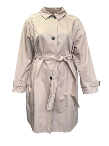 Marina Rinaldi Women's Beige Treno Raincoat Jacket NWT