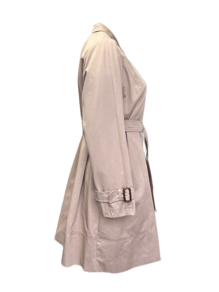 Marina Rinaldi Women's Beige Treno Raincoat Jacket NWT