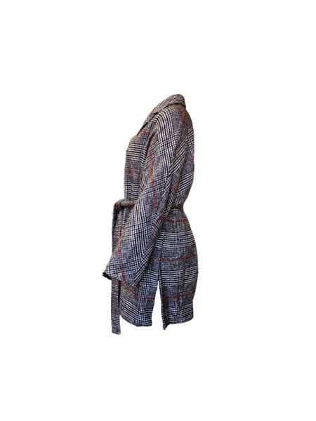 Marina Rinaldi Women's Brown Treno Wrap Coat NWT