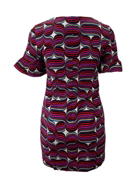 TRINA TURK Women's Multicoloured Shift Dress Size 10 NWT