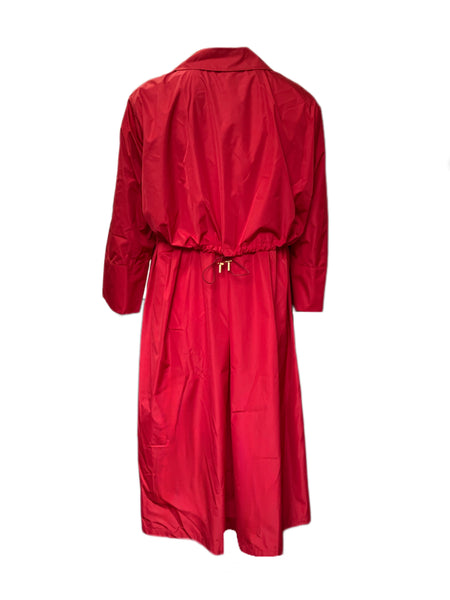 Marina Rinaldi Women's Red Troupe Rain Coat NWT