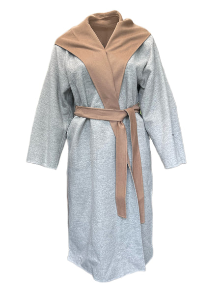 Marina Rinaldi Women's Beige Tropea Open Front Coat Size 18W/27 NWT